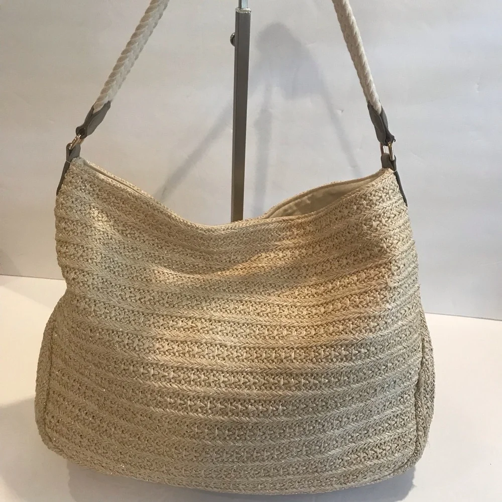 Stella & Dot shoulder Ellie hobo bag knit